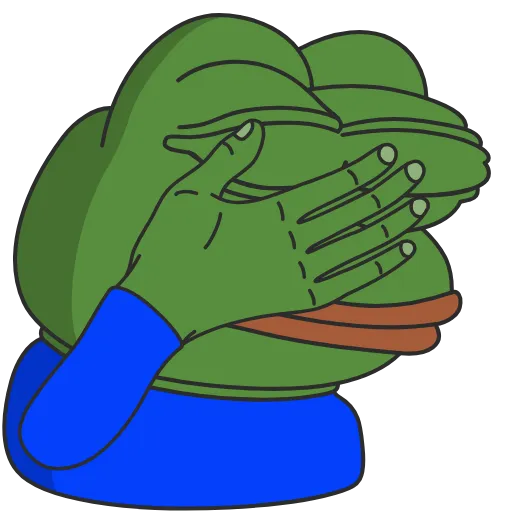 Стикер 40 Pepe the frog