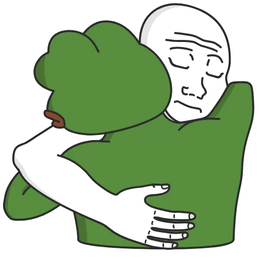 Стикер 22 Pepe the frog