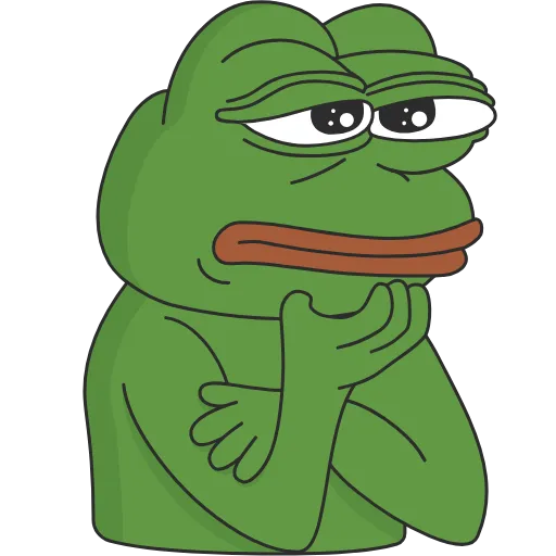 Стикер 23 Pepe the frog