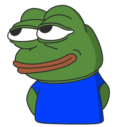 Стикер 44 Pepe the frog