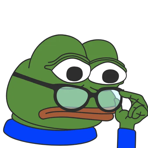 Стикер 48 Pepe the frog