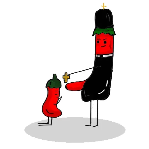 🥳 Стикер «Перчик» для Telegram