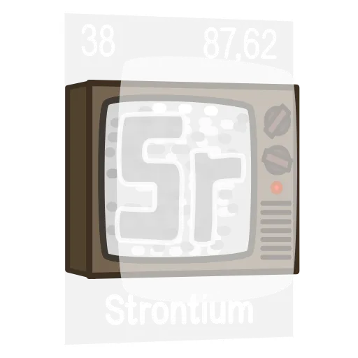 Стикер 39 Periodic Table Emoji