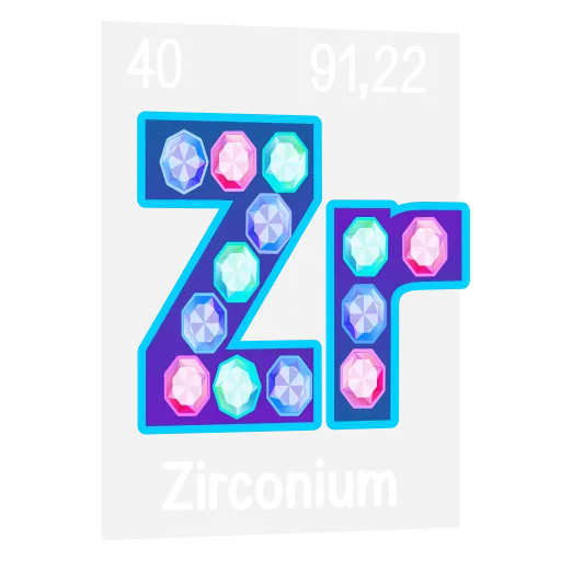 Стикер 41 Periodic Table Emoji