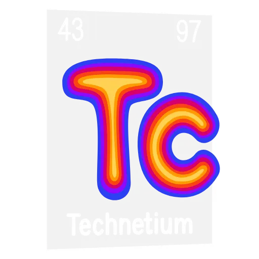 Стикер 44 Periodic Table Emoji