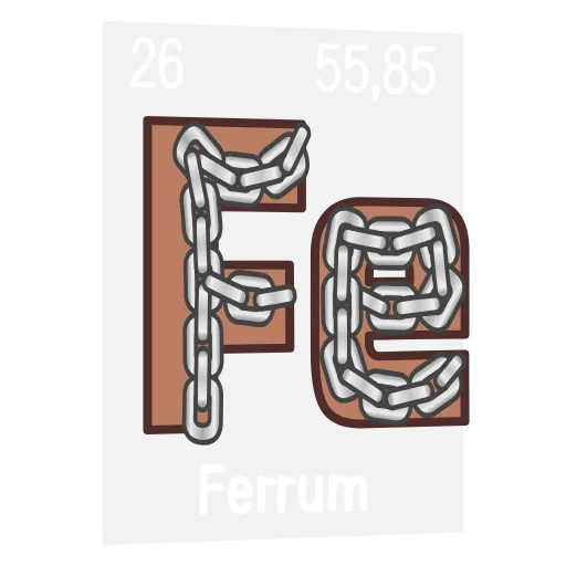 Стикер 27 Periodic Table Emoji