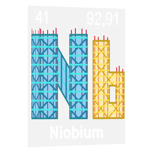 Стикер 42 Periodic Table Emoji