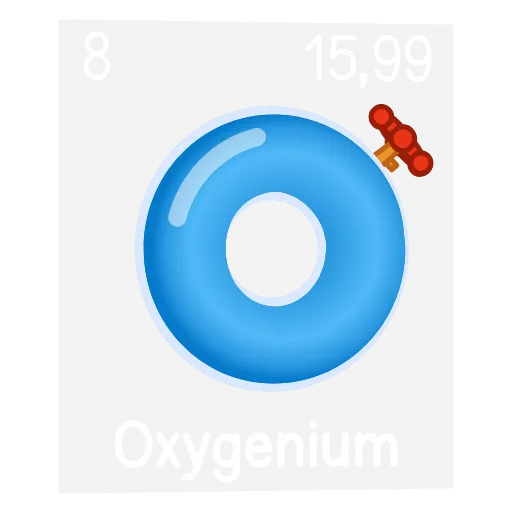Стикер 9 Periodic Table Emoji