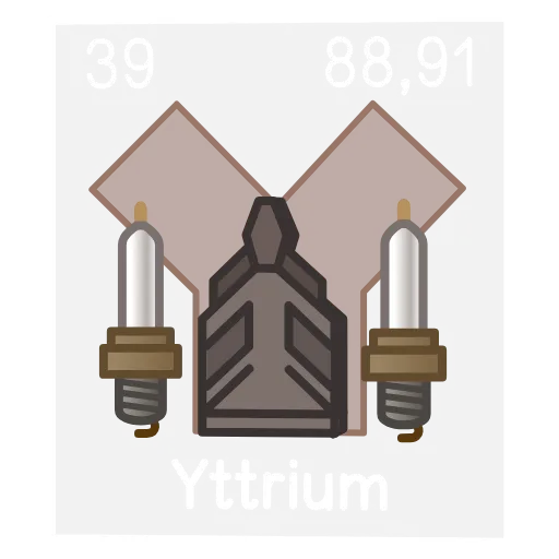 Стикер 40 Periodic Table Emoji