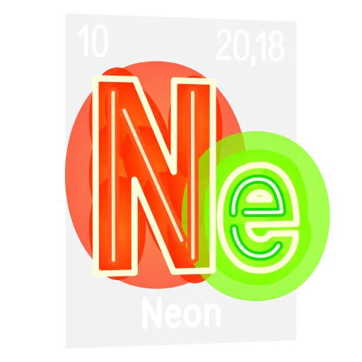 Стикер 11 Periodic Table Emoji