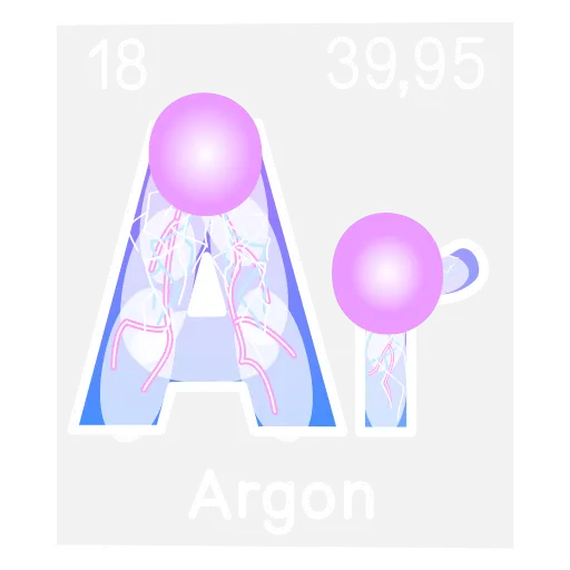 Стикер 19 Periodic Table Emoji