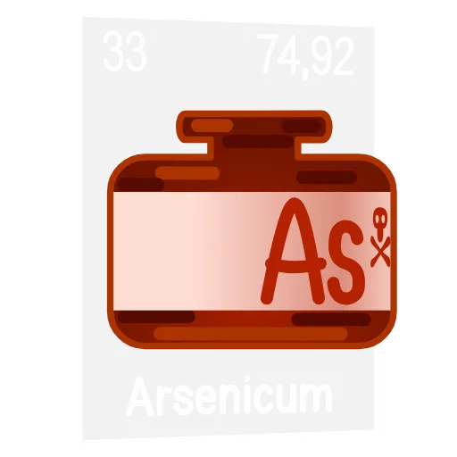 Стикер 34 Periodic Table Emoji