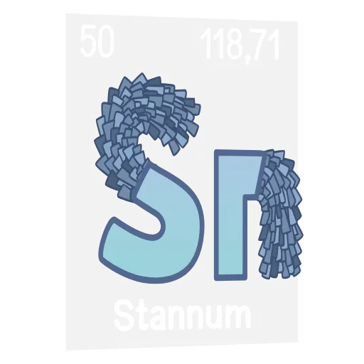 Стикер 51 Periodic Table Emoji