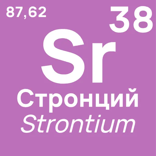 Стикер 38 Periodic Table