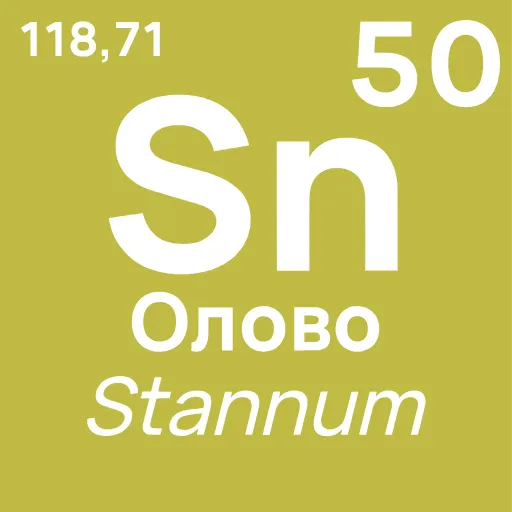 Стикер 50 Periodic Table
