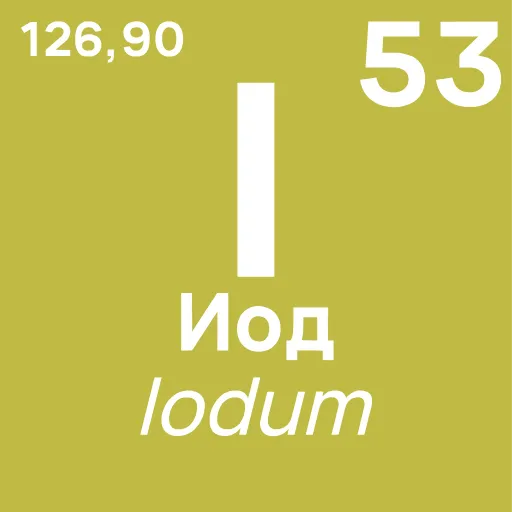 Стикер 53 Periodic Table