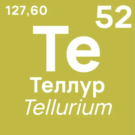 Стикер 52 Periodic Table