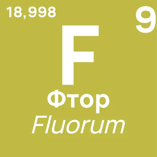 Стикер 9 Periodic Table