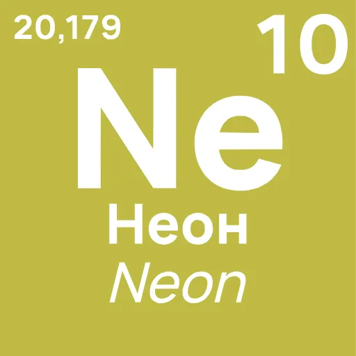 Стикер 10 Periodic Table
