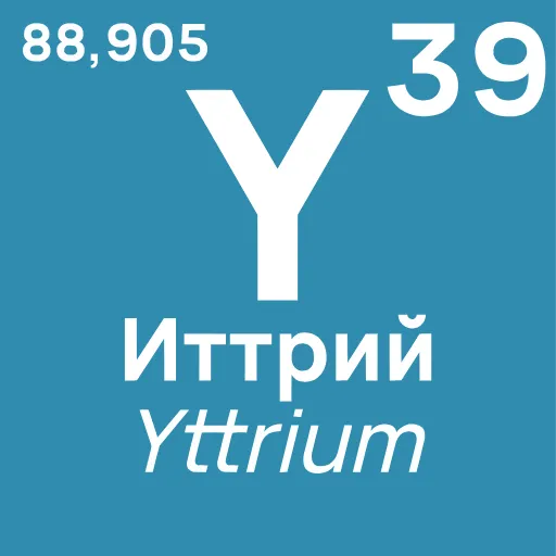 Стикер 39 Periodic Table