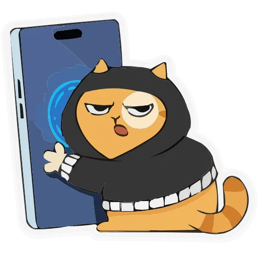 Стикер 10 Персик HD