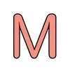 😊 Эмодзи «Персиковые буквы, иконки» для Telegram
