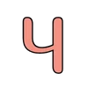 😊 Эмодзи «Персиковые буквы, иконки» для Telegram