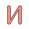 😊 Эмодзи «Персиковые буквы, иконки» для Telegram