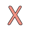 😊 Эмодзи «Персиковые буквы, иконки» для Telegram