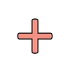 😊 Эмодзи «Персиковые буквы, иконки» для Telegram