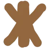 😕 Эмодзи «Коричневый шрифт» для Telegram