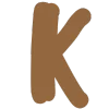 😱 Эмодзи «Коричневый шрифт» для Telegram