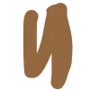🥳 Эмодзи «Коричневый шрифт» для Telegram