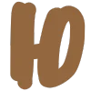 😐 Эмодзи «Коричневый шрифт» для Telegram
