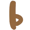 🤟 Эмодзи «Коричневый шрифт» для Telegram