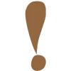 ❗️ Эмодзи «Коричневый шрифт» для Telegram