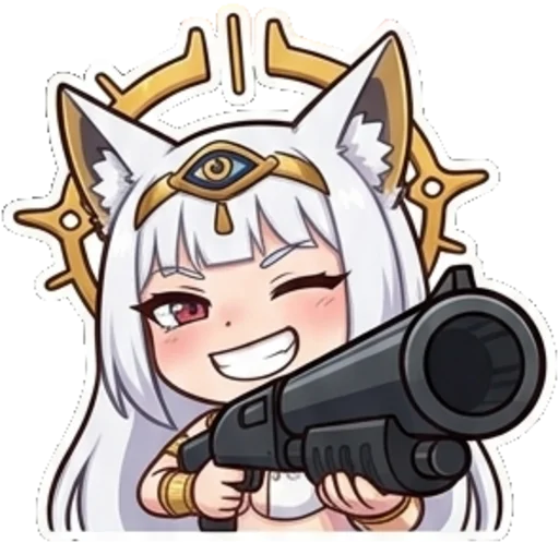 🔫 Стикер «PhaFatali» для Telegram