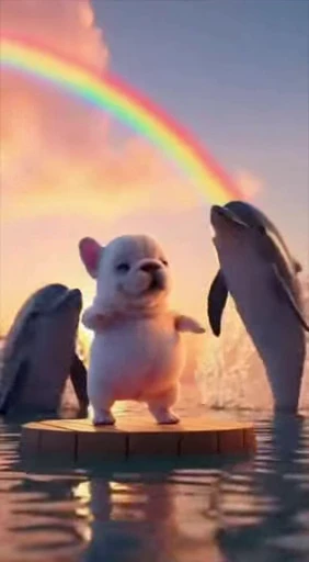 🤩 Стикер «Pibble dancing» для Telegram