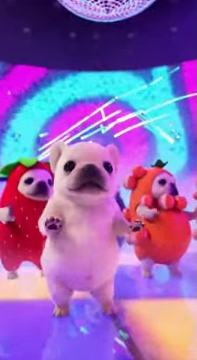 🤩 Стикер «Pibble dancing» для Telegram