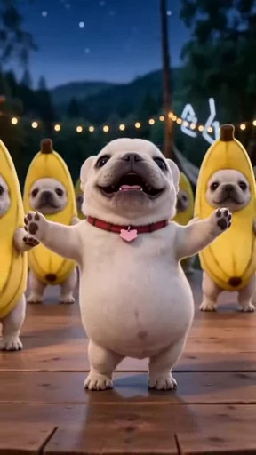 🤩 Стикер «Pibble dancing» для Telegram