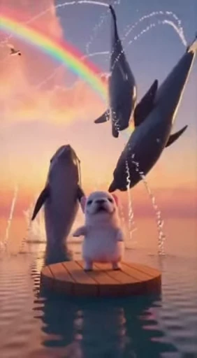 🤩 Стикер «Pibble dancing» для Telegram