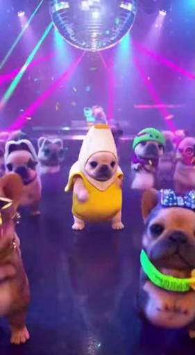 🤩 Стикер «Pibble dancing» для Telegram