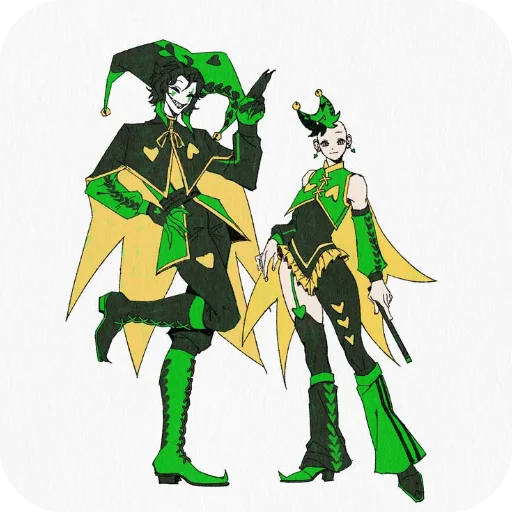 👗 Стикер «Pierrot» для Telegram