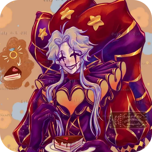 🥰 Стикер «Pierrot The Freak Circus» для Telegram