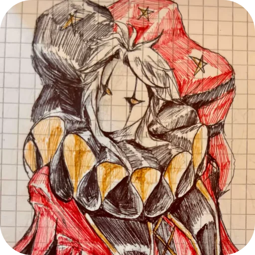 🤨 Стикер «Pierrot The Freak Circus» для Telegram
