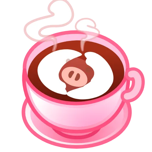 Стикер 40 Pig Emoji - анимированные эмоджи-свинка