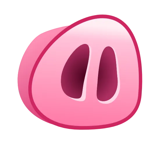 Стикер 10 Pig Emoji - анимированные эмоджи-свинка
