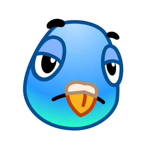 Стикер 14 Pigeon Emoji