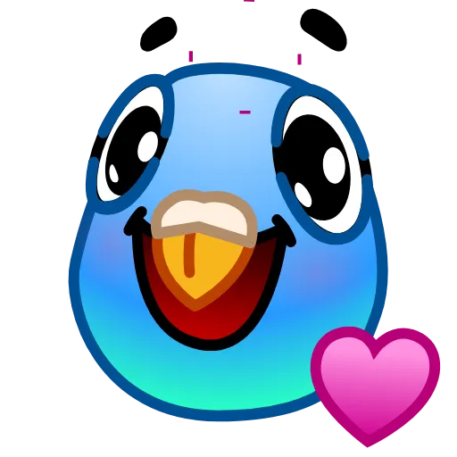 Стикер 7 Pigeon Emoji
