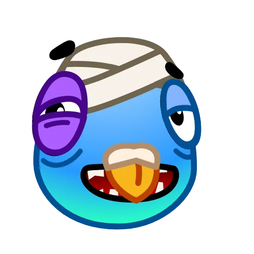 Стикер 30 Pigeon Emoji